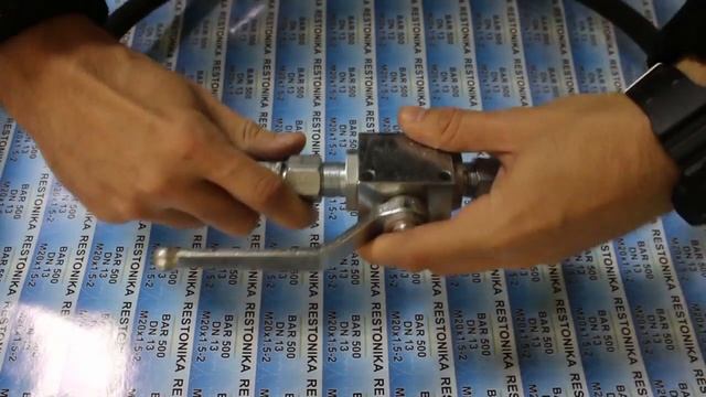 Кран двуходовой гидравлический высокого давления. Для рвд. смотреть онлайн