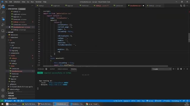 20 - Capturar y Mostrar Validaciones de Modelos de API [Vue.js 3 CLI] смотреть онлайн