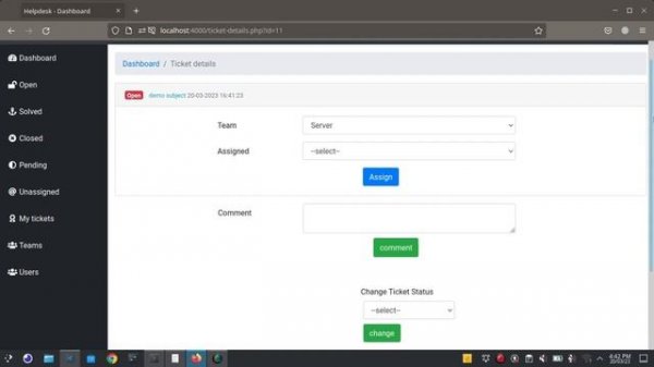 Helpdesk Ticketing System using PHP and MySQL | Free Source Code