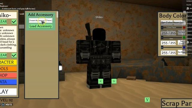 how to equip stuff from catalog in After The Flash Roblox. смотреть онлайн