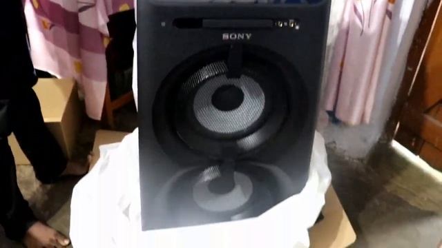 Unboxing Sony MHC-V90DW Party DJ Speakers смотреть онлайн