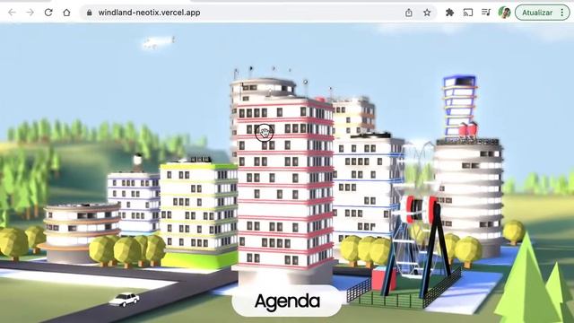 Windland. ThreeJS city project by Neotix смотреть онлайн