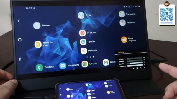 O MELHOR MONITOR PORTÁTIL para seu SETUP! UPERFECT USetup E7 com TOUCH e FULLHD!