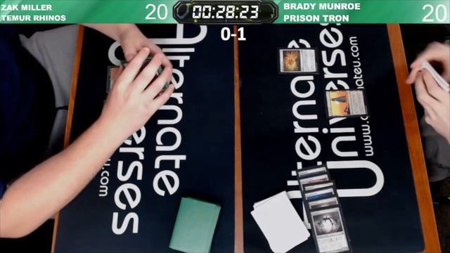 MTG Modern: Crashing Footfalls vs Prison Tron смотреть онлайн