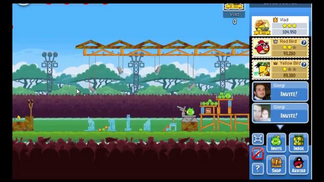 Angry Birds Weekly Tournament Week 45 Lvl 6 Mar 25-31 Highscore 124640 смотреть онлайн