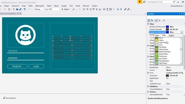 VB.NET, C# UI Desıgn Login Form And PHP Based Login System (PART 1) смотреть онлайн