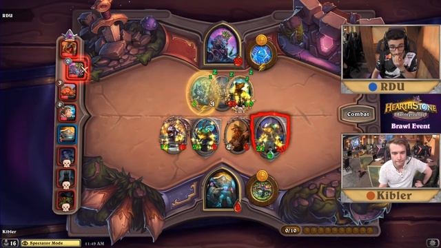 Hearthstone Battlegrounds Brawl Event - Round Four. (Lobby B) смотреть онлайн