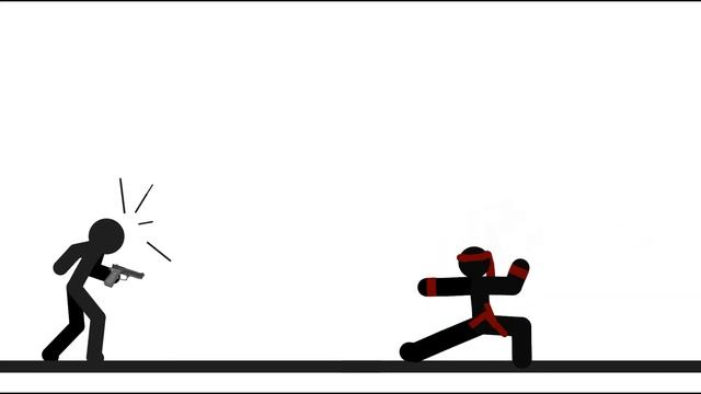 Stick man Gun Kata Fight Scene || Stick Nodes смотреть онлайн
