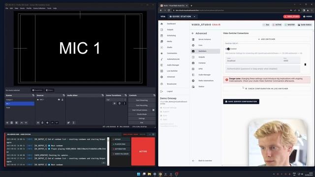 Use OBS as Video Switcher in Visual Radio Assist – Guide смотреть онлайн