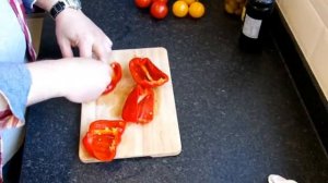 Простой салат с каперсами