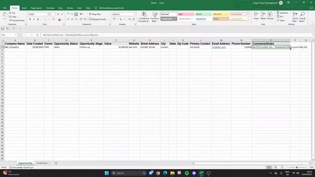 How To Create A CRM In Excel