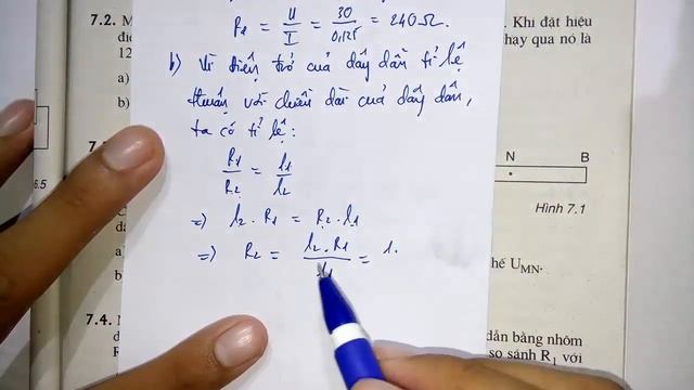 Vật lý lớp 9 - Sách bài tập - Bài 7 - Sự phụ thuộc của điện trở vào chiều dài dây dẫn - Tiết 1 смотреть онлайн