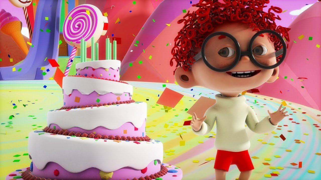 С Днем Рождения Тебя + караоке для детей смотреть онлайн