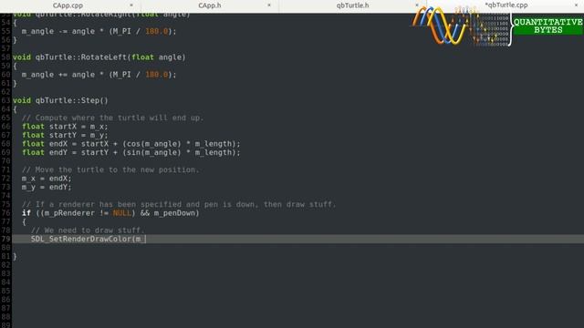 Turtle graphics in C++ смотреть онлайн