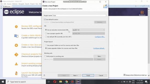 How to create a java project in eclipse смотреть онлайн