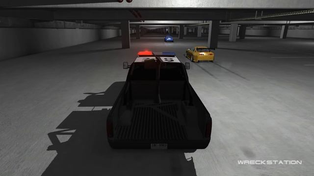 Beamng Drive - Police Chase Machine Gun vs Bandits #4 смотреть онлайн