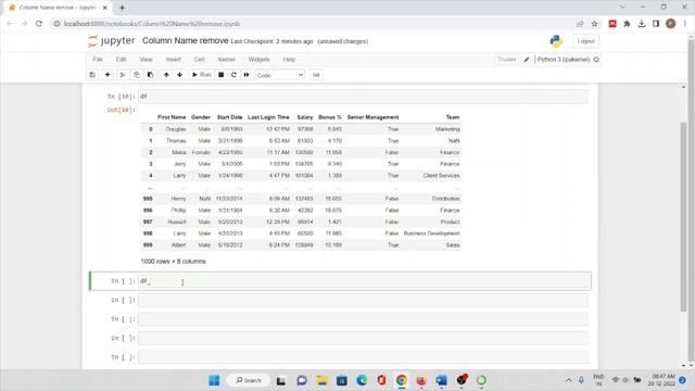 How to remove column from Dataframe | python pandas | python playlist смотреть онлайн