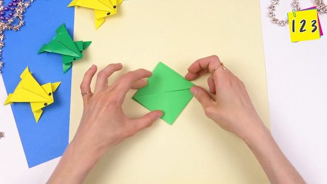 DIY crafts easy | Paper toy Jumping frog смотреть онлайн