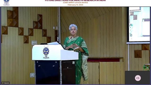 CSIR AMRIT Lecture series: Future Directions for Health Research in India смотреть онлайн