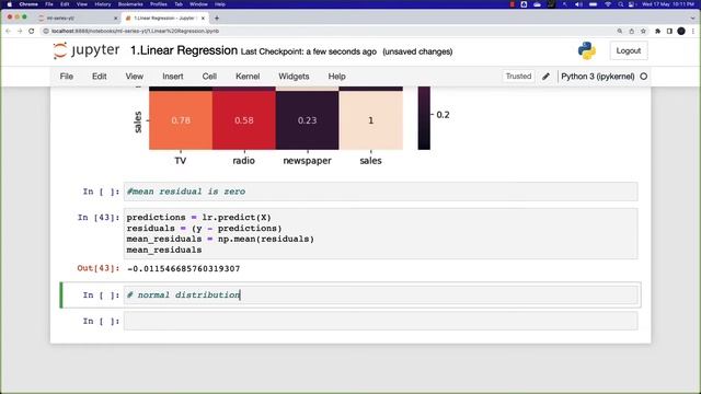 Assumptions of Linear Regression - Machine Learning Python Course - Live Training - Session 10 смотреть онлайн