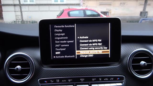 How To Generate Wi-Fi Security Key In Mercedes V Class W447 (2014 - Now) - Create Security Key