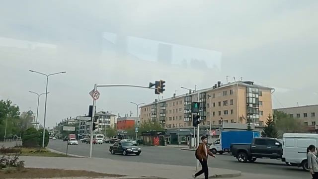 Поездка на автобусе Irisbus Citelis 12M|37 маршрут|641 AX 01|город Астана смотреть онлайн