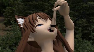 Sneaky Cat Girl Vore Animation: Devouring her Prey