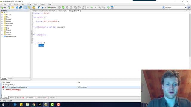 MT4 Programming Tutorial - Create your first Expert Advisor using the RSI Indicator - Part 1 смотреть онлайн