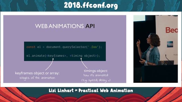 3. Practical Web Animation / Lisi Linhart / ffconf 2018 смотреть онлайн