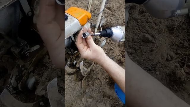 Как завести мотоблок шуруповертом смотреть онлайн