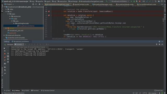Apache Spark SQL and broadcast join internals смотреть онлайн