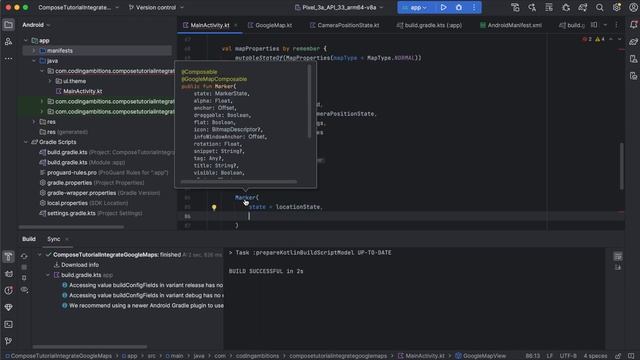 How To Use Google Maps In Jetpack Compose | Show Marker and InfoWindow on Map in Jetpack Compose смотреть онлайн