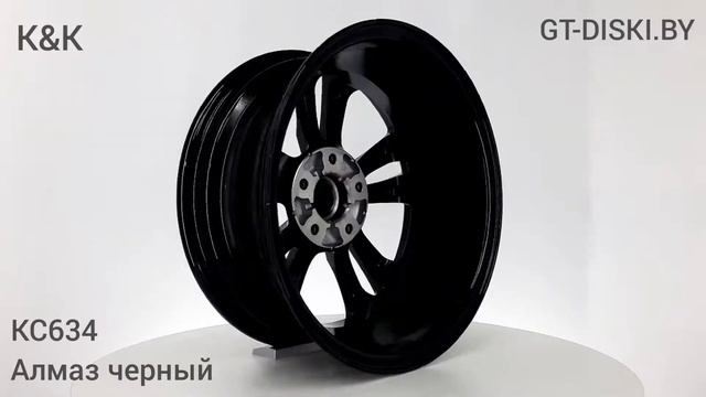 ЛИТЫЕ ДИСКИ КиК КС634 Алмаз черный // K&K KC634 mb смотреть онлайн