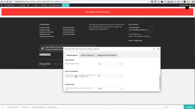 Simple Slider (Page Builder Element in Kallyas WordPress theme v4.0 ) смотреть онлайн