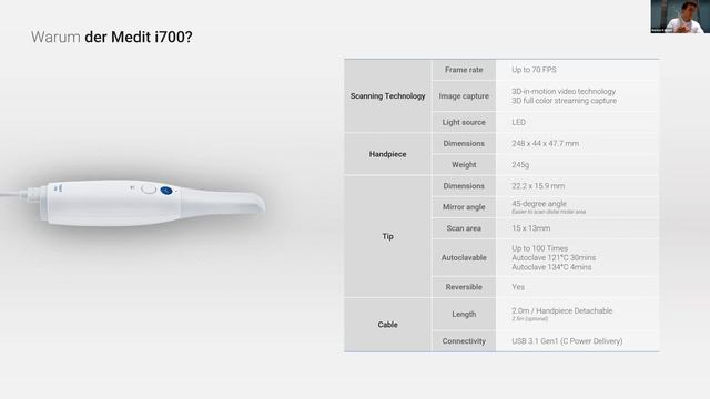 Webinar: Der neue Medit i700 Intraoral Scanner смотреть онлайн