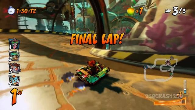 Crash Team Racing Nitro-Fueled - New Track Megamix Mania (All shortcuts) + New Mask смотреть онлайн