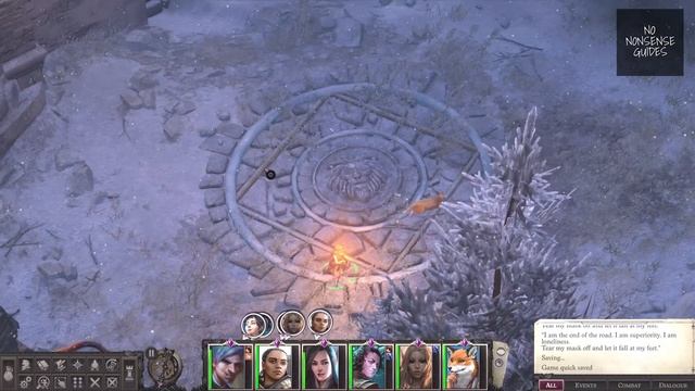 Pathfinder Wrath of The Righteous Nameless Ruins Puzzle - Lion Head Puzzle Solution смотреть онлайн