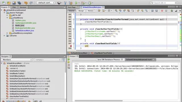 Advanced Database SWING application with Netbeans 12 of 17 смотреть онлайн