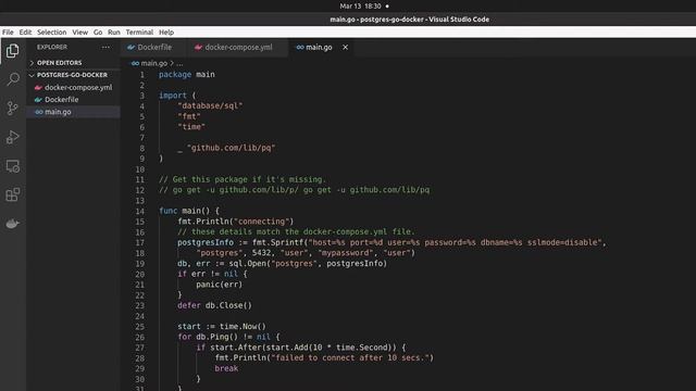 How to Setup Go & PostgreSQL with Docker Compose смотреть онлайн
