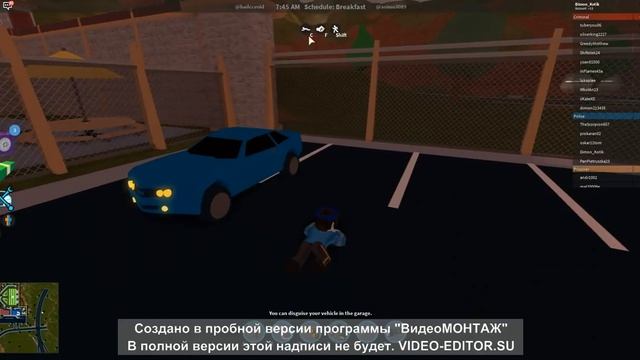 Играем В Roblox на сервере: Jailbreak полицейские против заключенных! смотреть онлайн