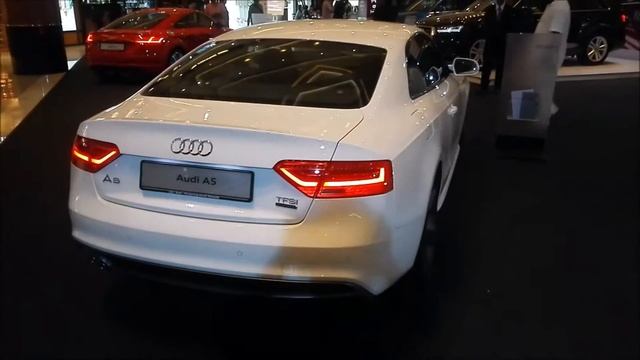 Audi A5 Coupe quattro S line 2015 Exterior & Interior смотреть онлайн