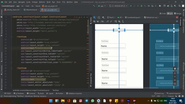 Responsive App Design in Android Studio - Constraint Layout in Android Studio Tutorial! смотреть онлайн