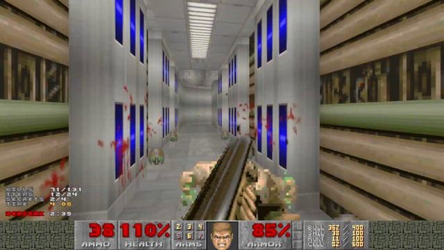 Doom 2 Reloaded - Map 08: Waste Processing (UVMax 8:14) смотреть онлайн