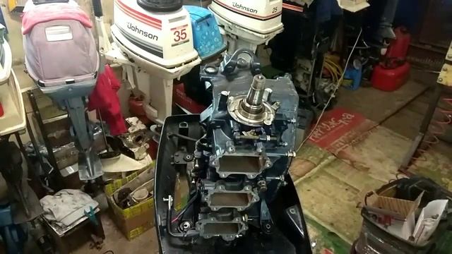 Часть 1. Ремонт 60-70 Johnson | Evinrude. Разборка мотора. смотреть онлайн