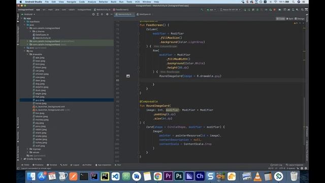 Instagram like feed screen | Jetpack Compose смотреть онлайн
