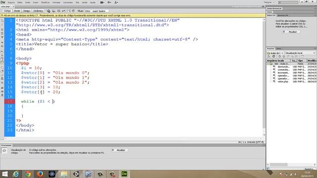 07 - PHP - Array (vetor) super básico - Parte 1 смотреть онлайн