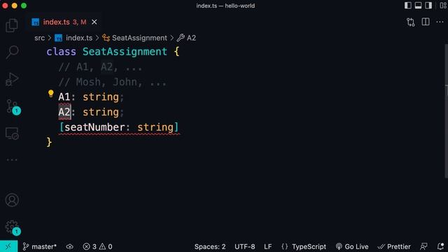 The Ultimate TypeScript Course，Classes, Interfaces:Index Signatures смотреть онлайн