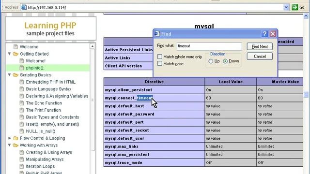 PHP Essential Training - Chapter 13 - Debugging Scripts [03 - Timeouts]. смотреть онлайн