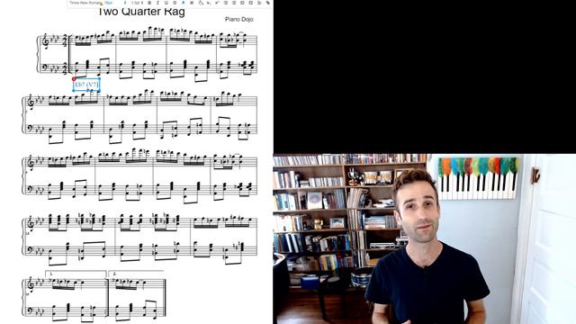 Week 39: Sixteenth Note Syncopation, Contrary Motion Scales, Intro to Ragtime: 'Two Quarter Rag' смотреть онлайн