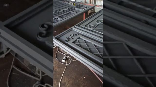 ворота из профильной трубы с калиткой смотреть онлайн